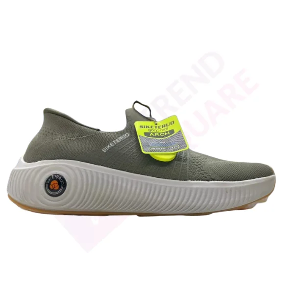 SIKETERUO SKECHERS | OLIVE GREEN & WHITE COLOR | TS-SHO1060
