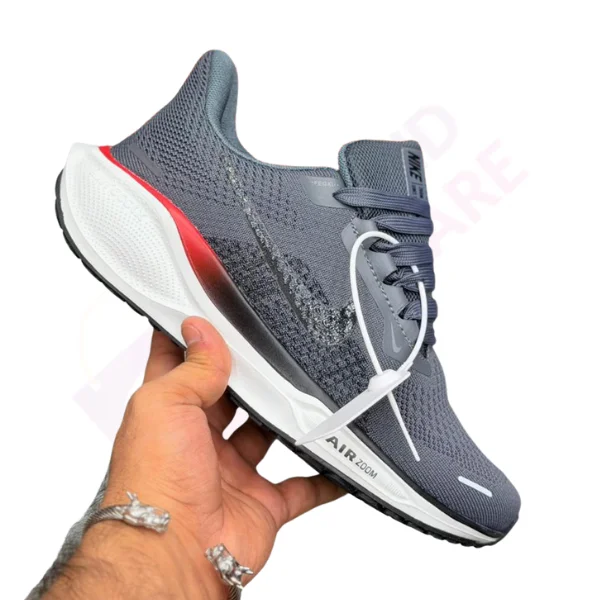 NIKE PEGASUS 41 | GREY, BLACK & RED COLOR | TS-SHO1053 - Image 2