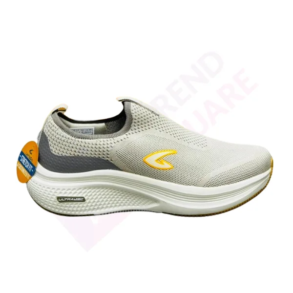 GO RUN ELEVATE SKECHERS | LIGHT GRAY & YELLOW COLOR | TS-SHO1075