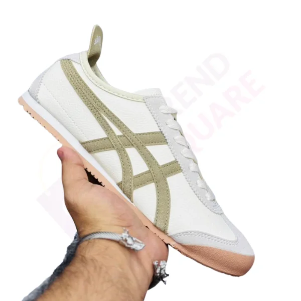 ONITSUKA TIGER MEXICO 66 | WHITE & BEIGHE COLOR | TS-SHO1087 - Image 2
